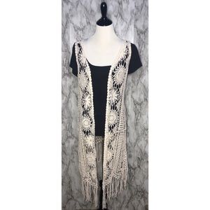 NWOT Croquet Knitted Floral Cardigan